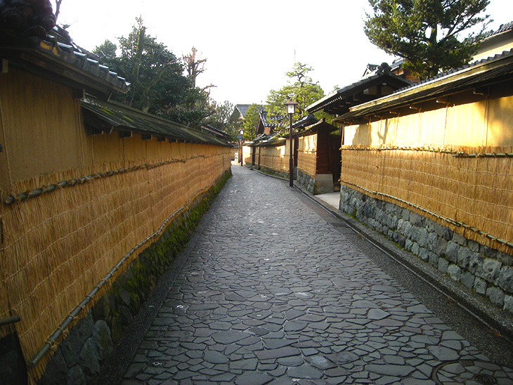 Samurai district in winter